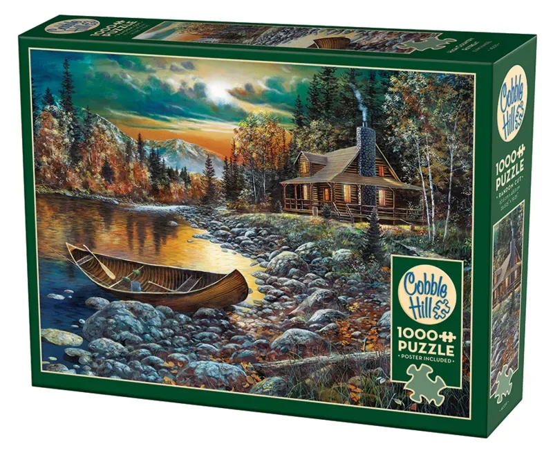 Merkloos Puzzel 1000 Stukjes: Ontspanning in de Bergen from Cobble Hill, Multicolour edition – box 2 of 2