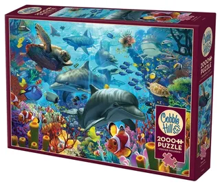 Merkloos Puzzel 2000 Stukjes Koraalrif from Cobble Hill, Multicolour edition – box 2 of 2