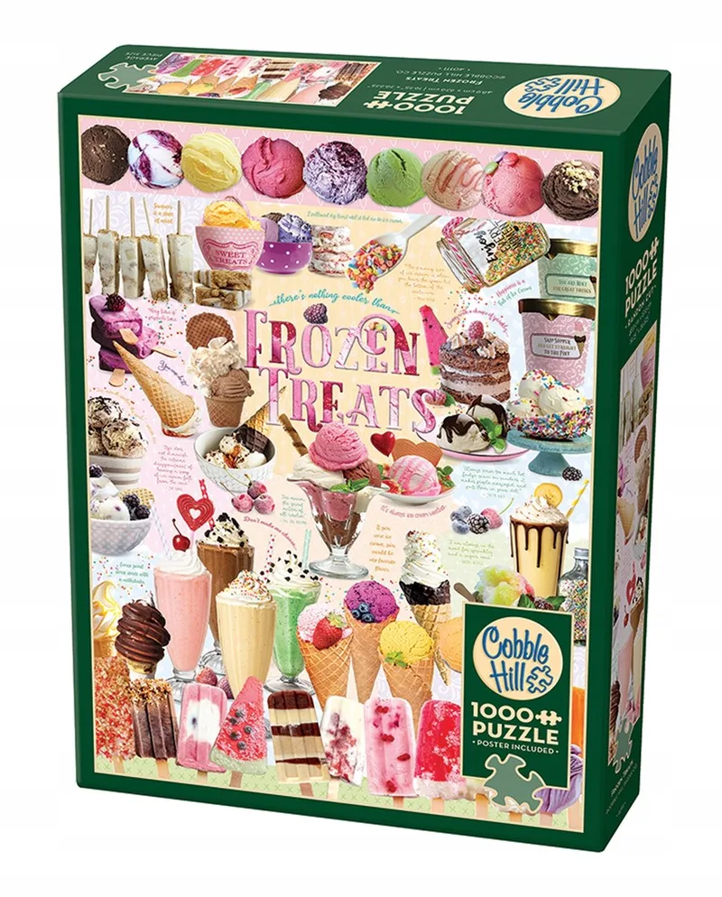 puzzel 1000 stukjes: koude zoetheid de Cobble Hill, édition Multicolore – boîte