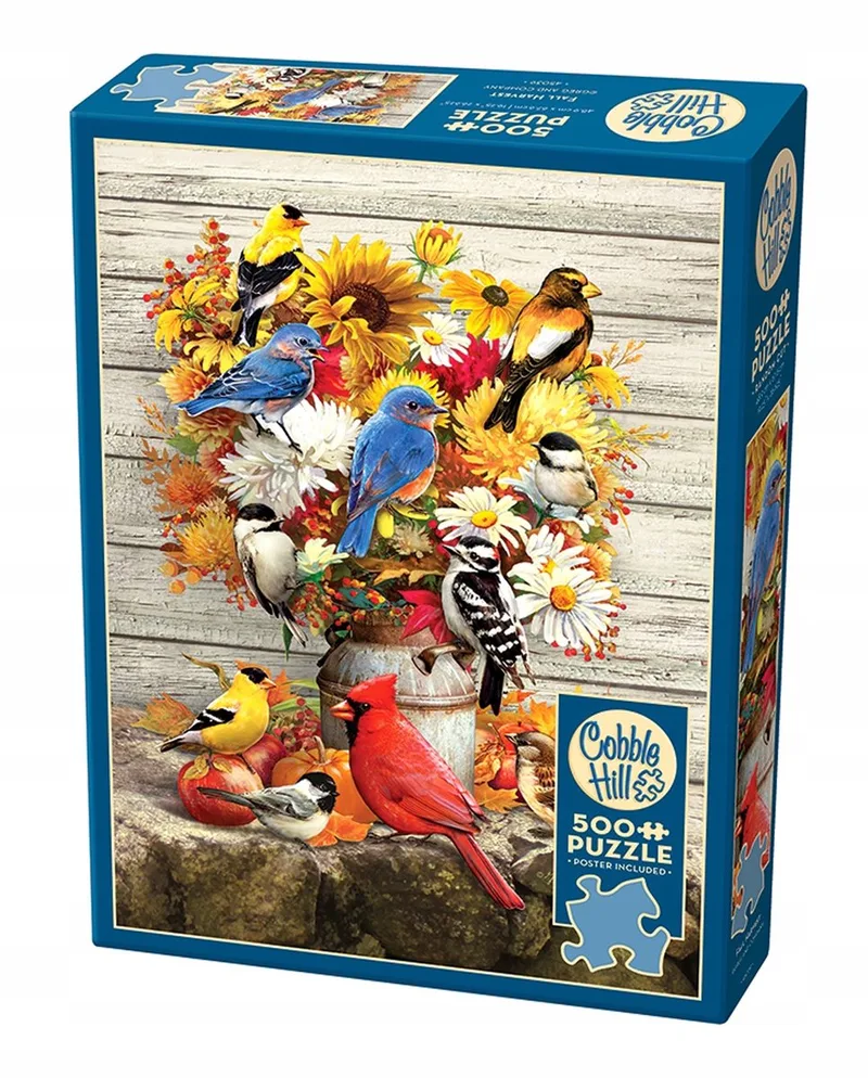 Puzzel 500 Stukken: Herfstboeket from Cobble Hill, Multi-coloured edition – box