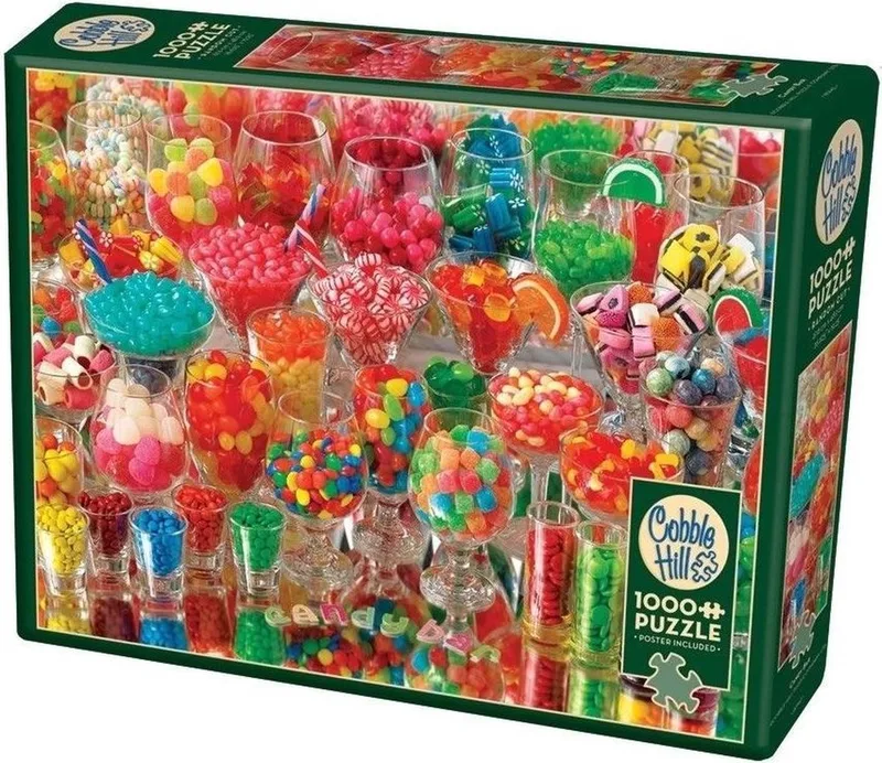 puzzle 1000 pieces - Candy Bar de Cobble Hill, édition Multicolore – boîte