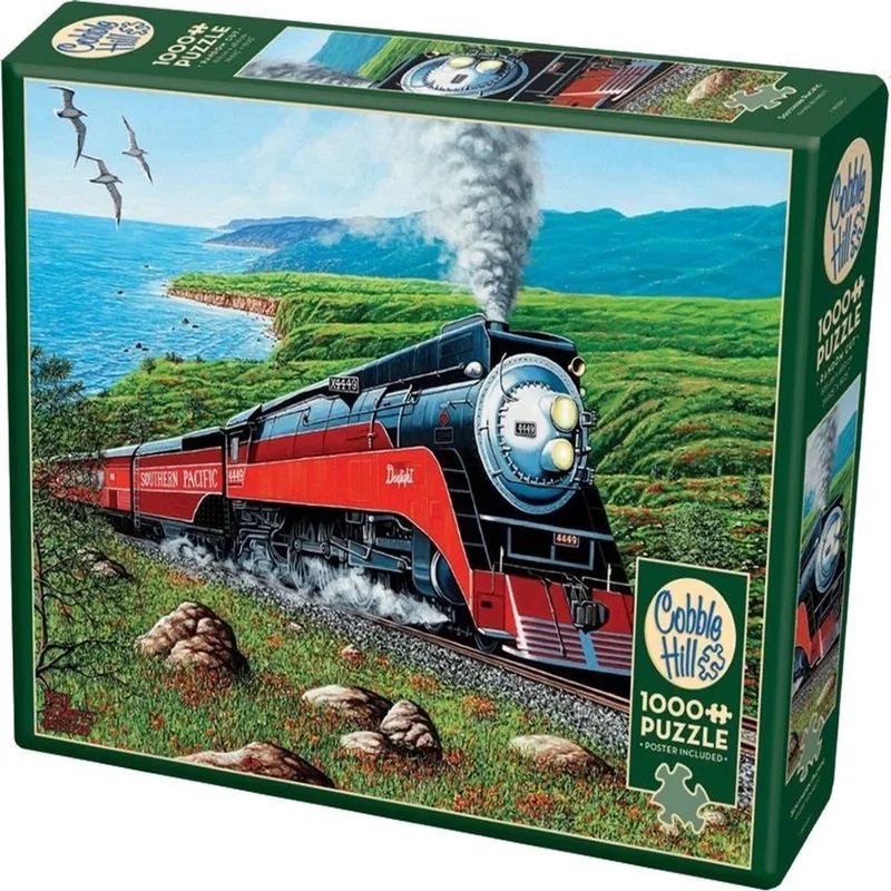 puzzle 1000 pieces - Southern Pacific. van Cobble Hill, editie Rood – doos