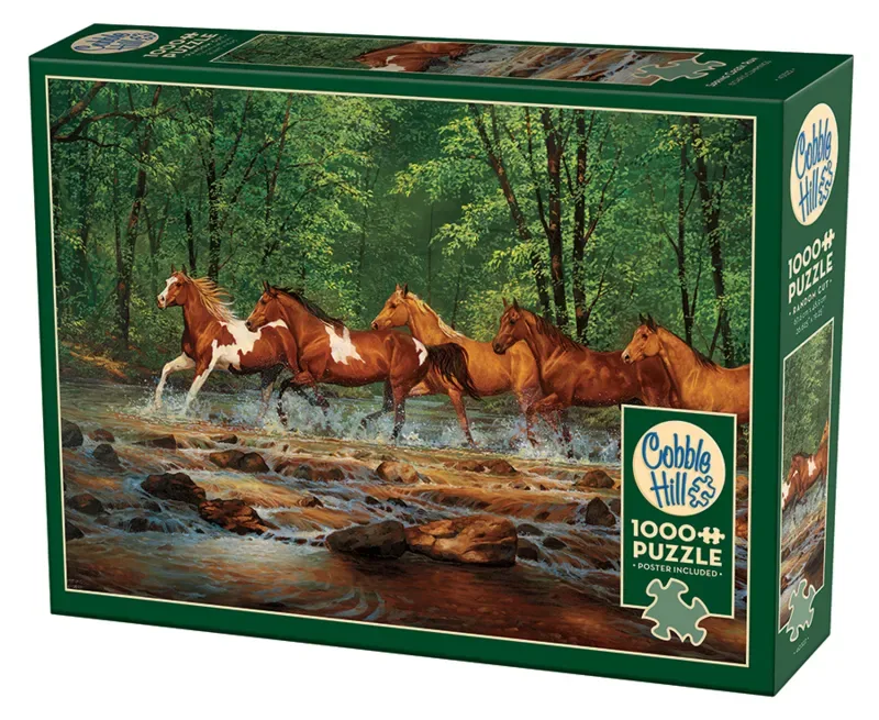 Puzzle A Travers la Rivière - 1000 pièces from Cobble Hill – box 2 of 2