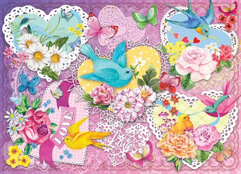 Puzzle Amour - 500 à 999 pièces de Cobble Hill – boîte
