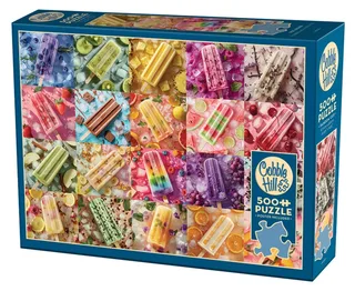 Puzzle Bâtonnets Glacés - 500 à 999 pièces de Cobble Hill – boîte 2 sur 2