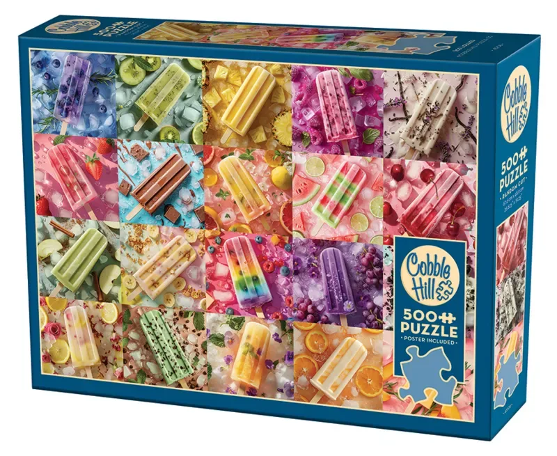 Puzzle Bâtonnets Glacés - 500 à 999 pièces de Cobble Hill – boîte 2 sur 2