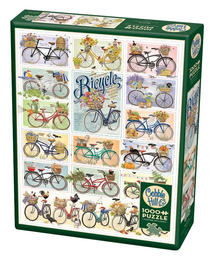 Puzzle Bicycles - 1000 pièces von Cobble Hill – Schachtel 2 von 2