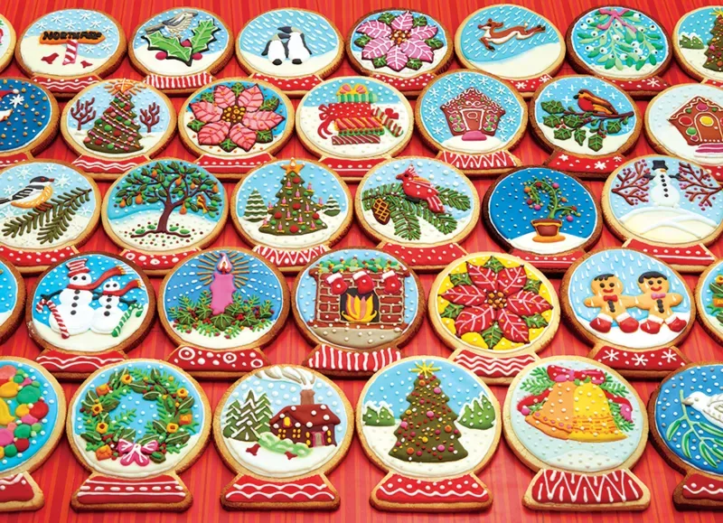 Puzzle Boule de Neige Cookies - 1000 pièces van Cobble Hill – doos