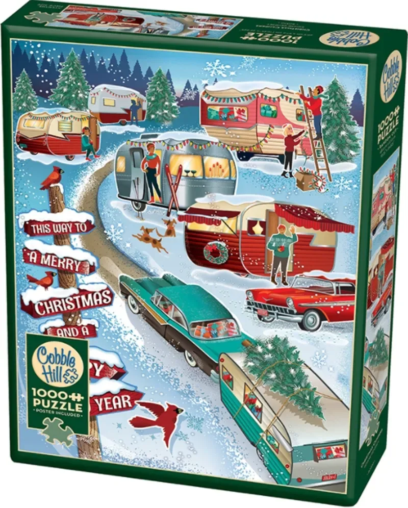 Puzzle Christmas Campers - 1000 pièces van Cobble Hill – doos 2 van 2