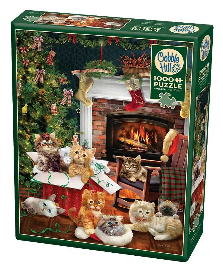 Puzzle Christmas Kittens - 1000 pièces van Cobble Hill – doos 2 van 2