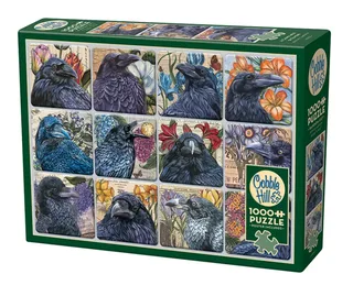 Puzzle Collage Corbeaux - Random Cut - 1000 pièces van Cobble Hill – doos 2 van 2