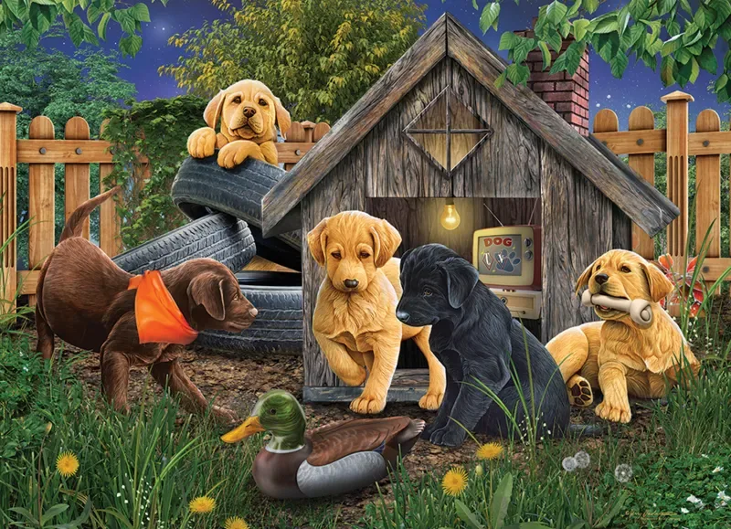 Puzzle Dans la Niche - Random Cut - 1000 pièces van Cobble Hill – doos