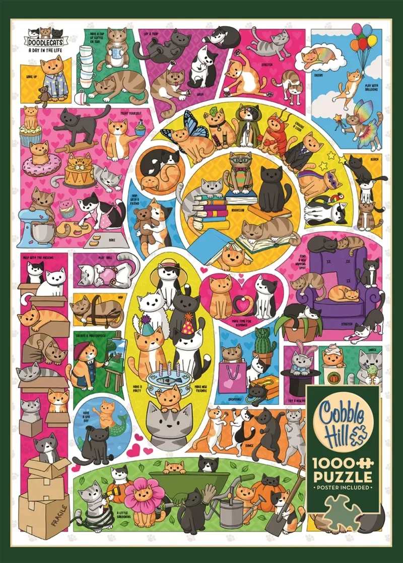 Puzzle Doodlecats - 1000 pièces from Cobble Hill – box 2 of 2