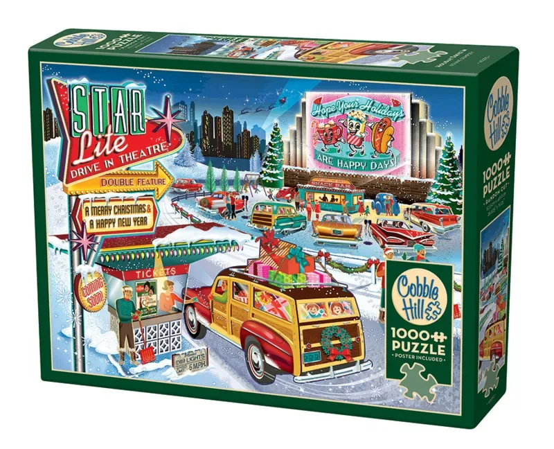Puzzle Drive In de Vacances - 1000 pièces from Cobble Hill – box 2 of 2