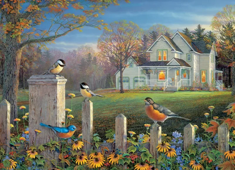 Puzzle Evening Birds - 1000 pièces de Cobble Hill – boîte