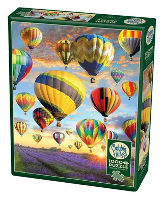 Puzzle Hot Air Balloons - 1000 pièces de Cobble Hill – boîte 2 sur 2