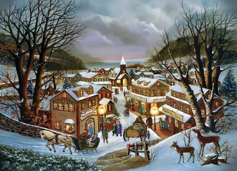Puzzle I Remember Christmas - 1000 pièces de Cobble Hill – boîte