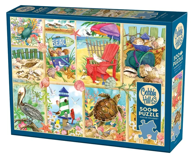 Puzzle Jour de Plage - 500 à 999 pièces von Cobble Hill – Schachtel 2 von 2
