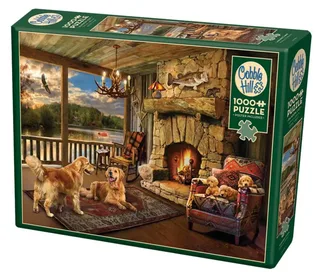 Puzzle Lakeside Cabin - 1000 pièces van Cobble Hill – doos 2 van 2