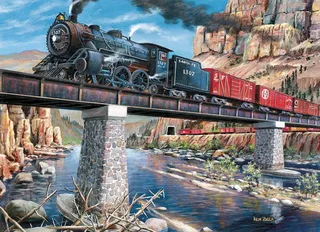 Puzzle Le Pouvoir de l'Acier - 1000 pièces van Cobble Hill – doos 1 van 2