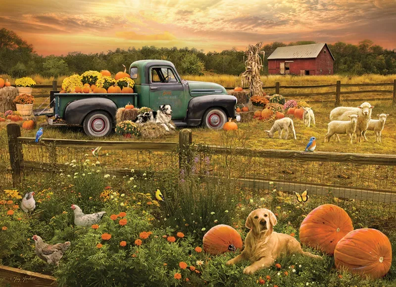 Puzzle Le Temps des Récoltes - 1000 pièces von Cobble Hill – Schachtel