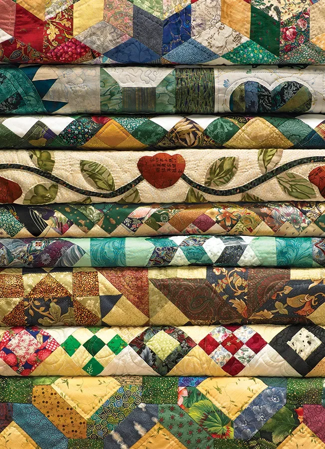 Puzzle Les courtepointes de grand-mère - 1000 pièces de Cobble Hill – boîte