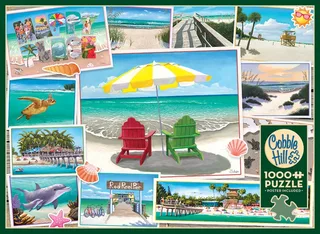 Puzzle Lieu de Bonheur - 1000 pièces from Cobble Hill – box 1 of 2