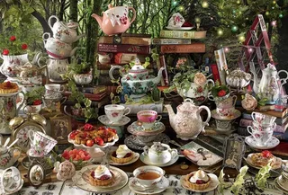 Puzzle Mad Hatter's Tea Party - 2000 pièces von Cobble Hill – Schachtel 1 von 2