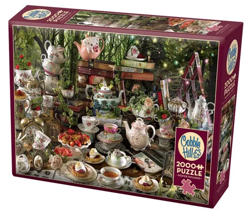Puzzle Mad Hatter's Tea Party - 2000 pièces von Cobble Hill – Schachtel 2 von 2
