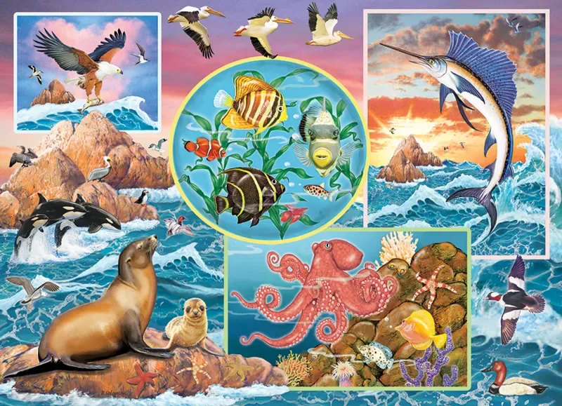 Puzzle Magie des Océans - 200 à 499 pièces van Cobble Hill – doos