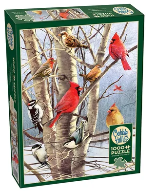 Puzzle Oiseaux d'Hiver - 1000 pièces van Cobble Hill – doos 2 van 2