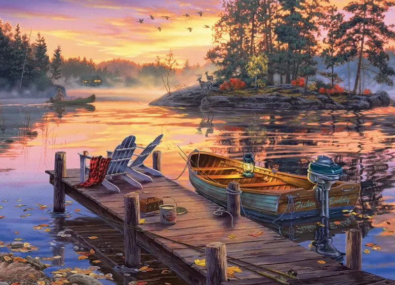 Puzzle Paradis Du Matin - 500 à 999 pièces van Cobble Hill – doos