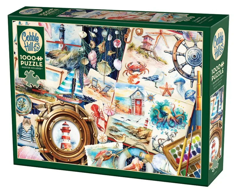 Puzzle Peintures Marines - 1000 pièces de Cobble Hill – boîte 2 sur 2