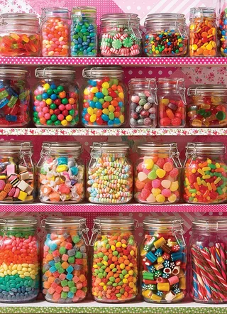 Puzzle Pièces XXL - Candy Shelf - 500 à 999 pièces de Cobble Hill – boîte 1 sur 2