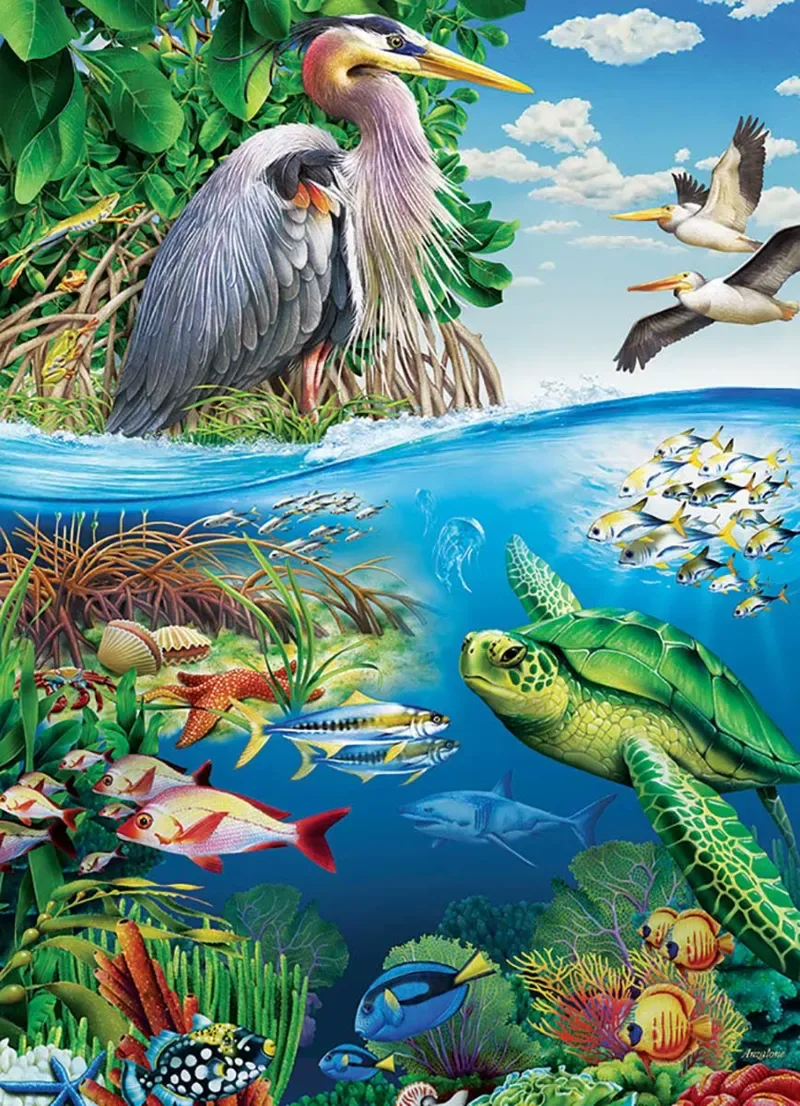 Puzzle Pièces XXL - Earth Day - 200 à 499 pièces de Cobble Hill – boîte 1 sur 2