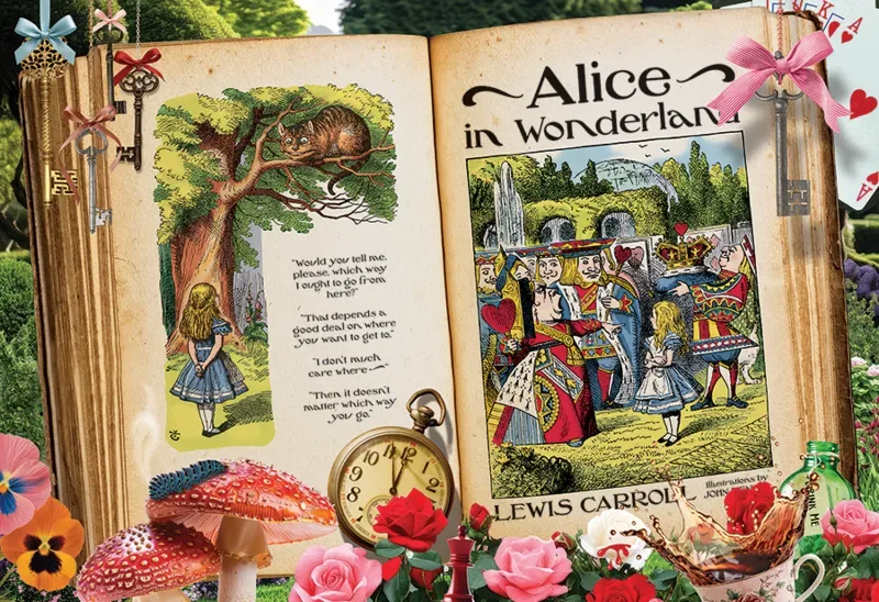 Puzzle Pièces XXL - Il Était Une Fois - Alice Au Pays Des Merveilles - 100 à 149 pièces de Cobble Hill – boîte