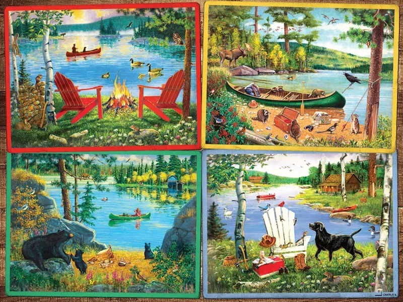 Puzzle Pièces XXL - Le Pays des Cabanes - 200 à 499 pièces de Cobble Hill – boîte