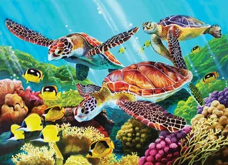 Puzzle Pièces XXL - Molokini Current - 200 à 499 pièces from Cobble Hill – box 1 of 2