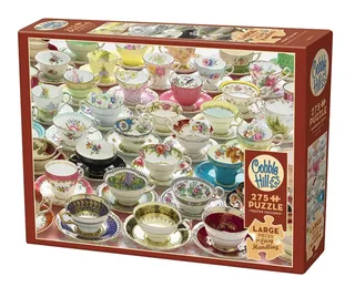 Puzzle Pièces XXL - More Teacups - 200 à 499 pièces van Cobble Hill – doos 2 van 2