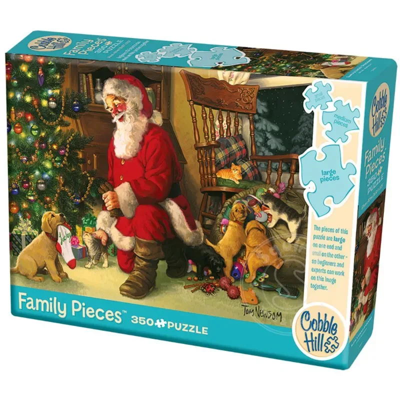 Puzzle Pièces XXL - Santa's Lucky Stocking - 200 à 499 pièces van Cobble Hill – doos 2 van 2