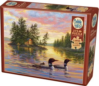 Puzzle Pièces XXL - Soirée Tranquille - 200 à 499 pièces from Cobble Hill – box 2 of 2