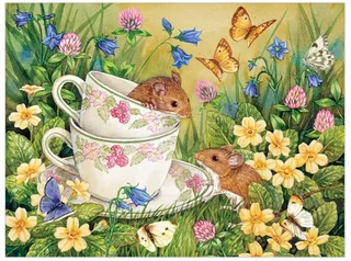 Puzzle Pièces XXL - Tea for Two - 200 à 499 pièces van Cobble Hill – doos 1 van 2