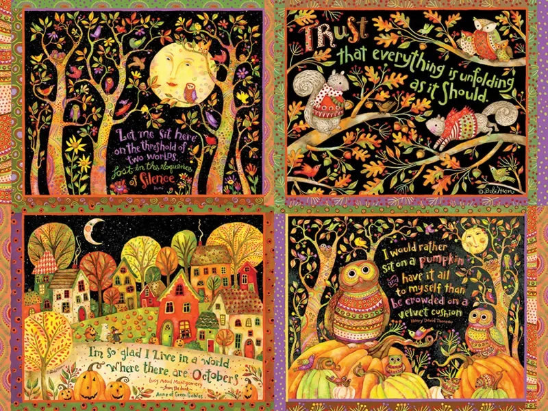Puzzle Réflexions d'Automne - 200 à 499 pièces van Cobble Hill – doos
