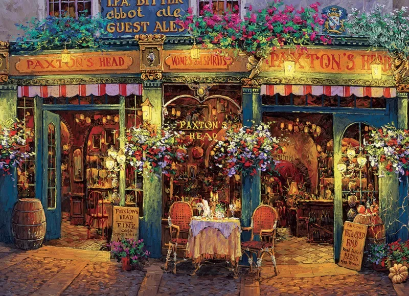 Puzzle Rendez-vous à Londres - 1000 pièces van Cobble Hill – doos