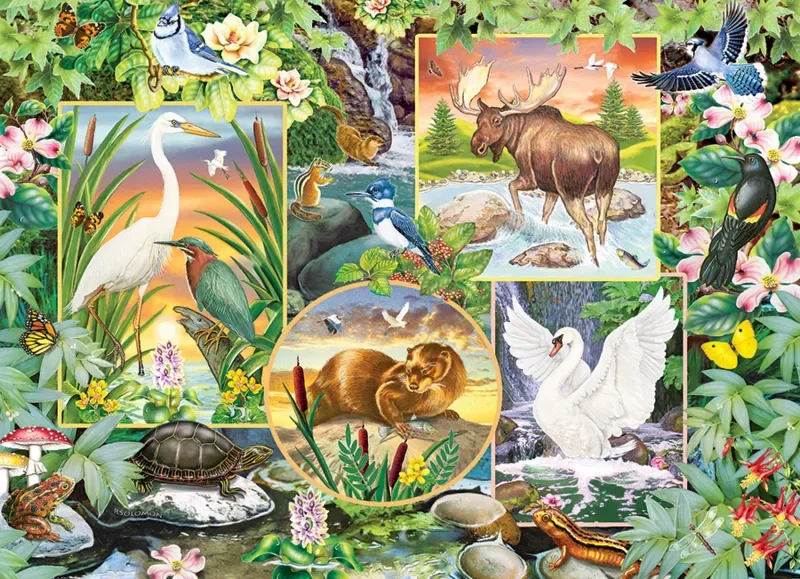 Puzzle River Magic - 200 à 499 pièces de Cobble Hill – boîte