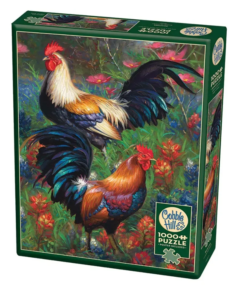 Puzzle Roosters - 1000 pièces van Cobble Hill – doos 2 van 2