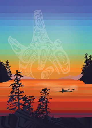 Puzzle Salish Coast Colours - 1000 pièces van Cobble Hill – doos 1 van 2