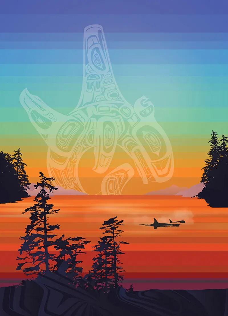 Puzzle Salish Coast Colours - 1000 pièces van Cobble Hill – doos 1 van 2