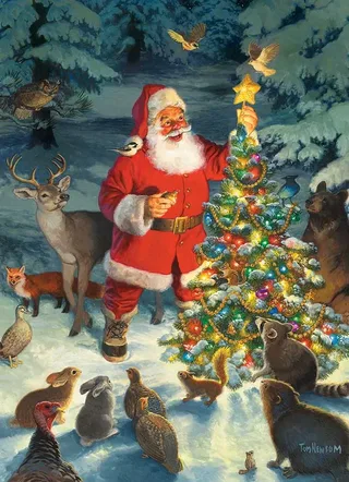 Puzzle Santa's Tree - 1000 pièces de Cobble Hill – boîte 1 sur 2