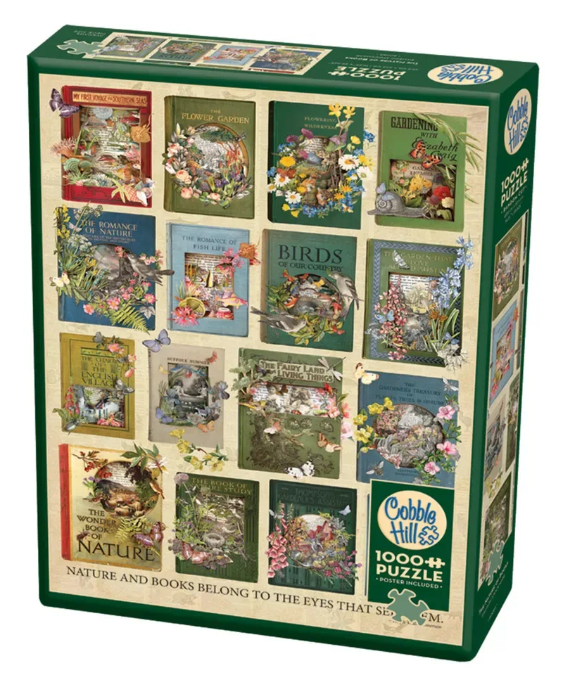 Puzzle The Nature of Books - 1000 pièces de Cobble Hill – boîte 2 sur 2